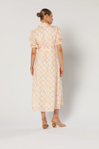 Winona Atlantis Midi Dress - Geo Print