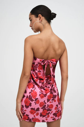 For Love & Lemons Huda Mini Dress - Pink Floral