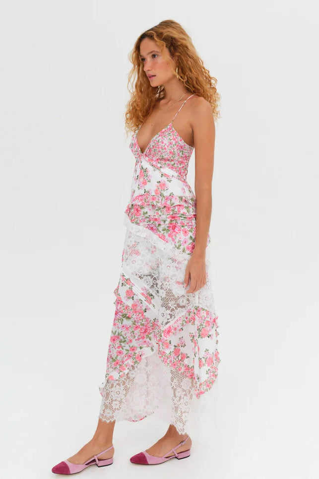 for love and lemons rosalyn dress - pink Rosalyn Maxi Dress