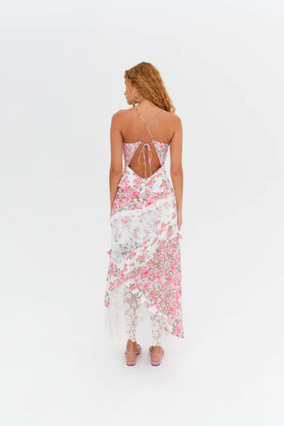 For Love & Lemons Rosalyn Maxi Dress - Pink