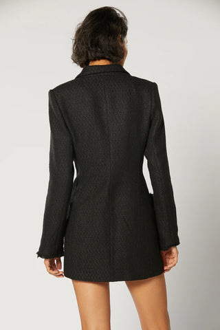 Winona Ophir Trimmed Blazer Dress - Black