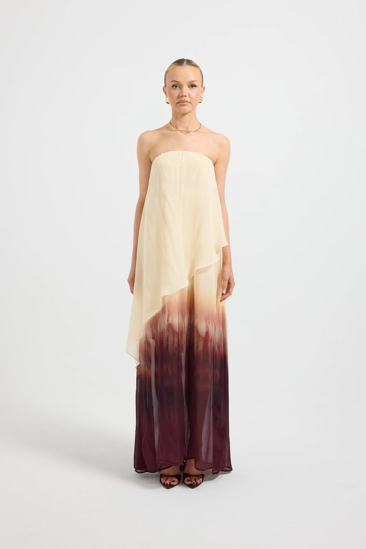 Pasduchas Sterling Tiered Maxi Dress - Ombre