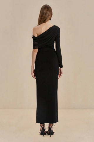 Sonya Sassari One Shoulder Dress - Black