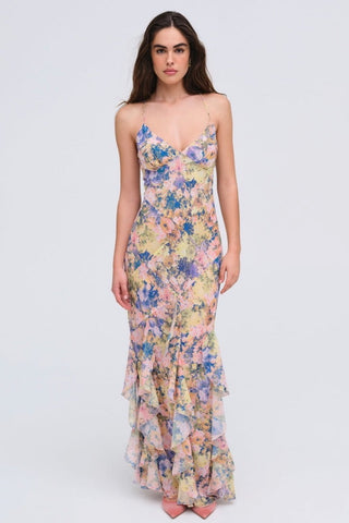 For Love & Lemons Elea Maxi Dress - Pink
