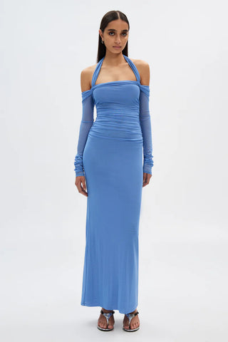 Misha The Sonnet Mesh Dress - Cornflower Blue