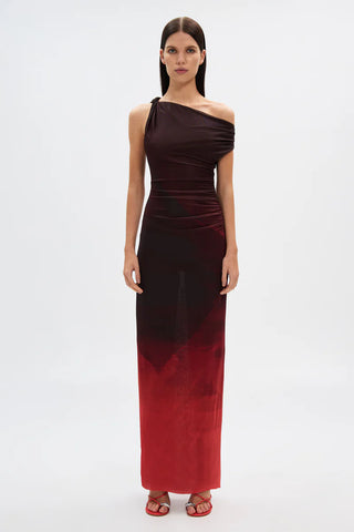 Misha Nyra Mesh Dress - Venus Print