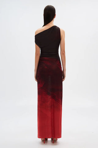 Misha Nyra Mesh Dress - Venus Print