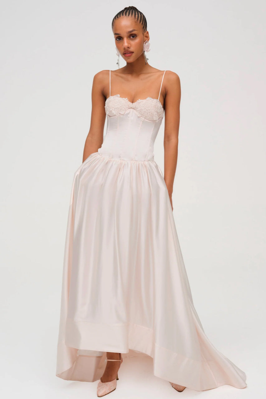 For Love & Lemons Nara Gown - Pink