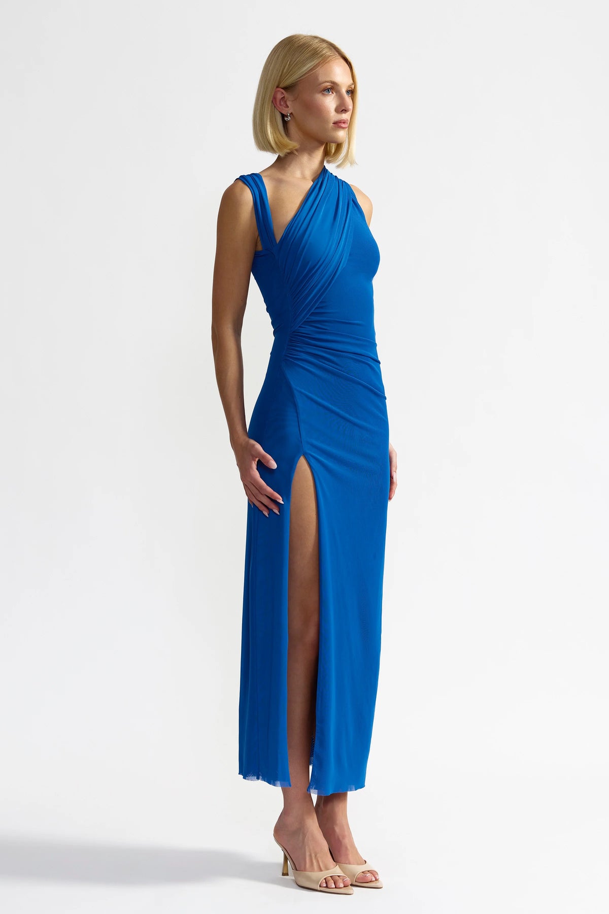 Lexi Henry Dress - Cobalt