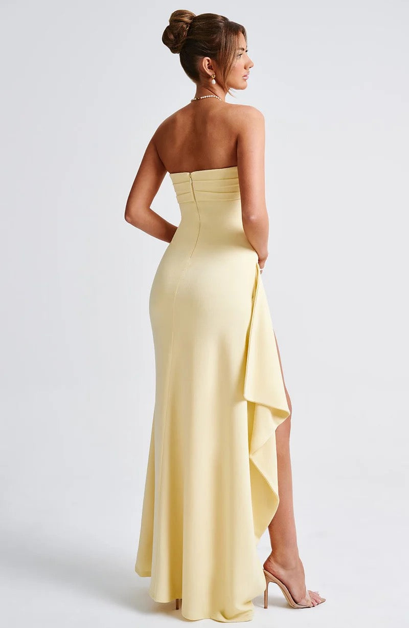 Babyboo Zafira Maxi Dress - Lemon