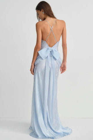 For Love & Lemons Daisy Gown - Baby Blue