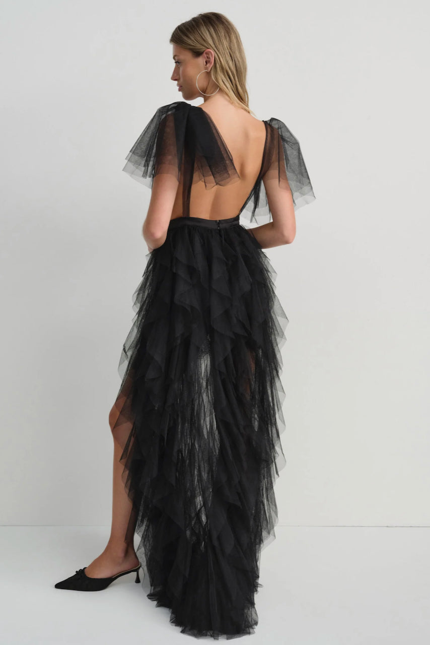 For Love & Lemons Maxine Gown - Black