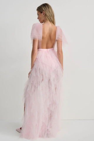 For Love & Lemons Maxine Gown - Pink