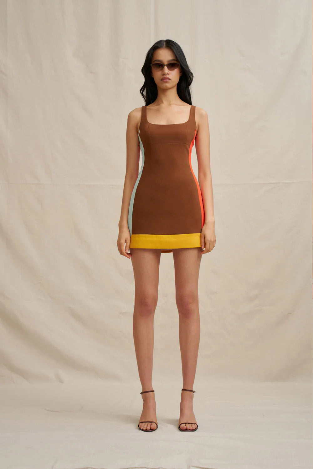 By Johnny Nadia Block Mini Dress - Multi