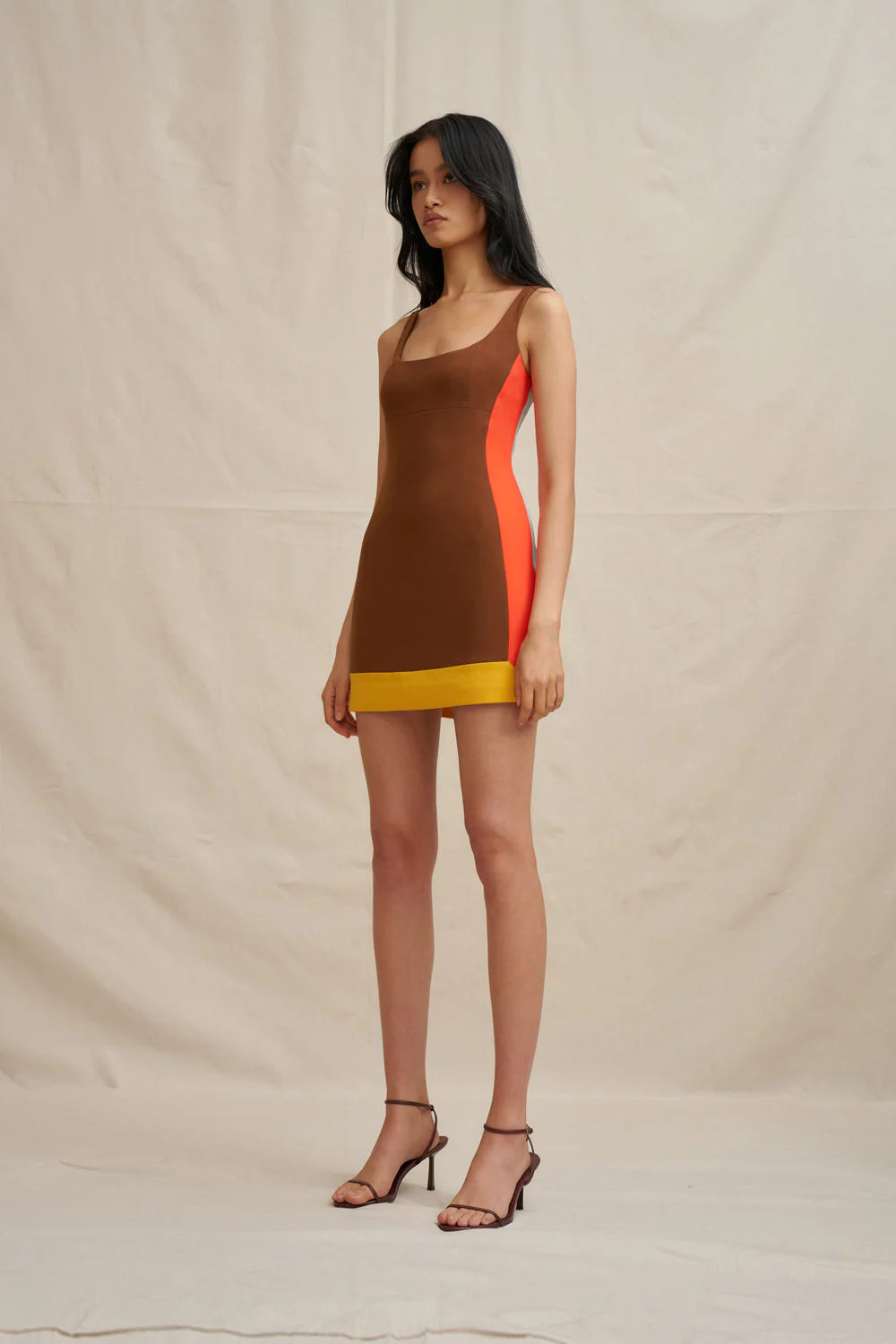 By Johnny Nadia Block Mini Dress - Multi