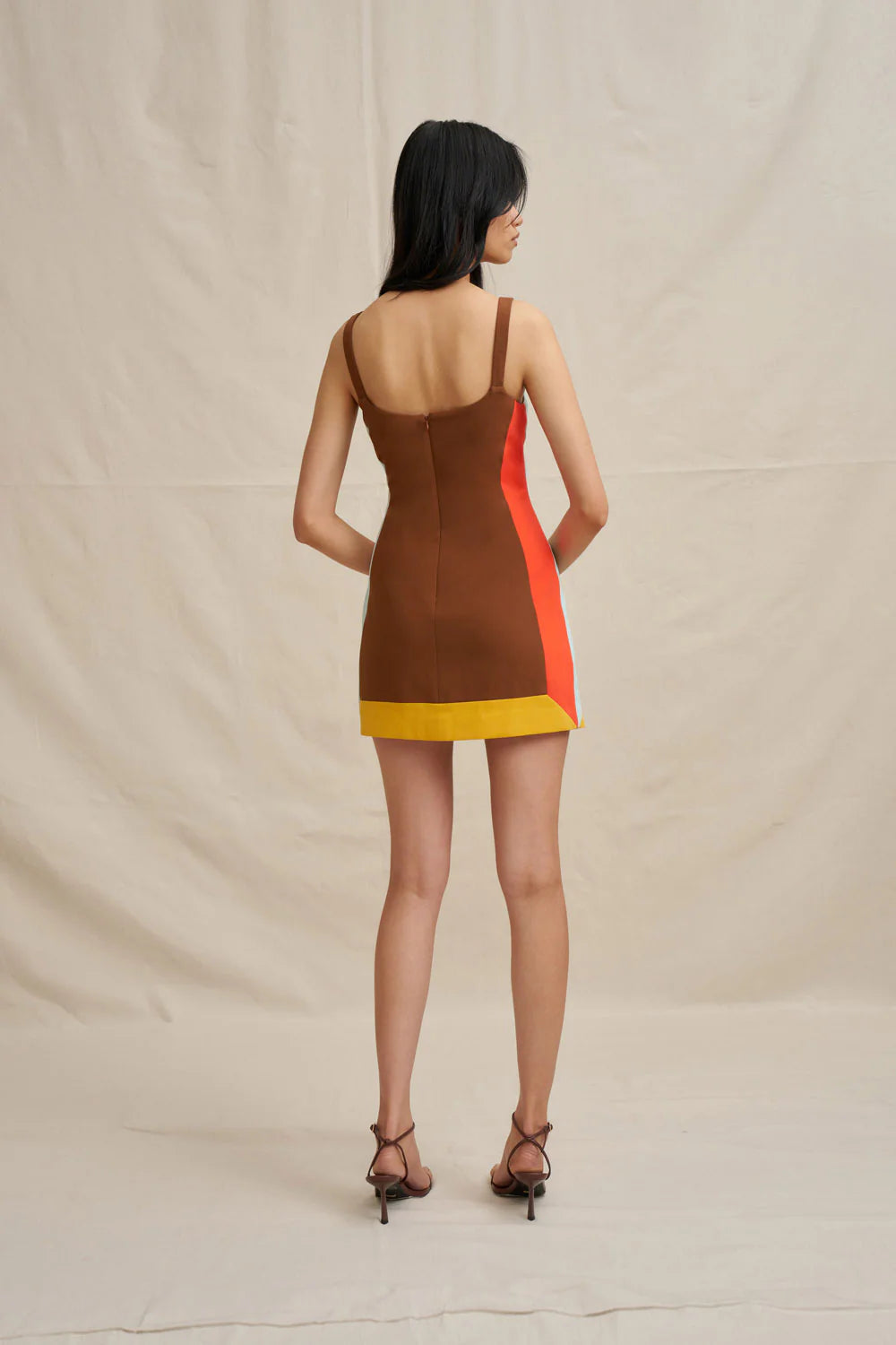 By Johnny Nadia Block Mini Dress - Multi