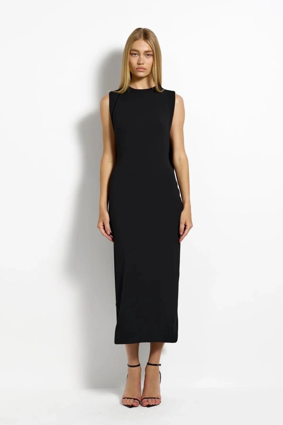 Effie Kats Kaya Midi Dress - Black