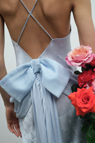 For Love & Lemons Daisy Gown - Baby Blue