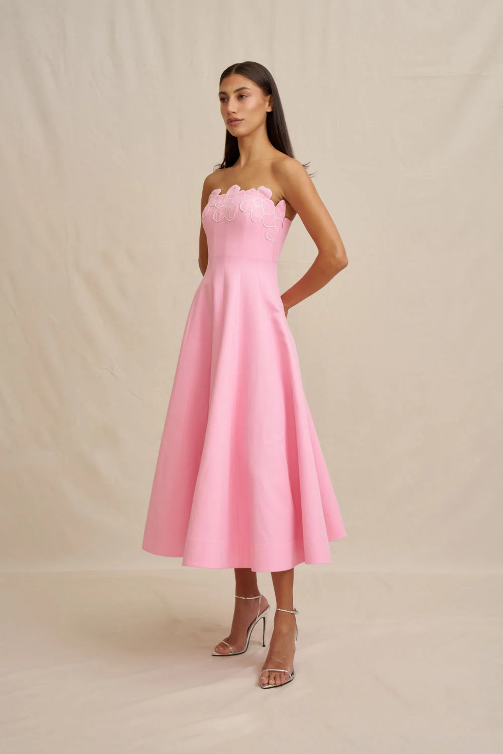 By Johnny Florelle Strapless Dress - Pink