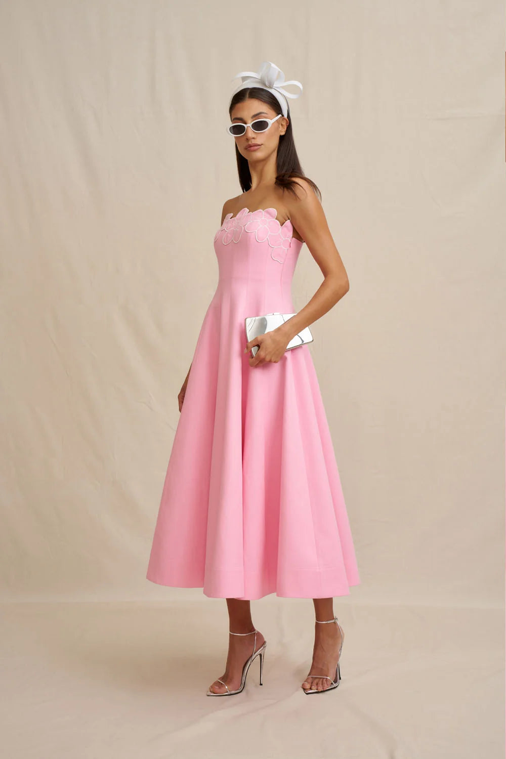 By Johnny Florelle Strapless Dress - Pink