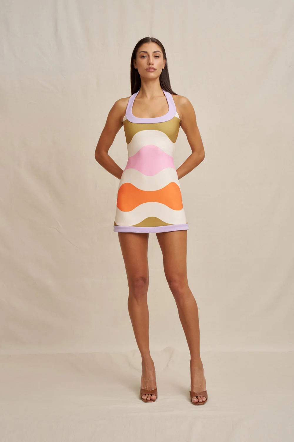 By Johnny Sunset Sorbet Mini Dess - Orange Green Lilac