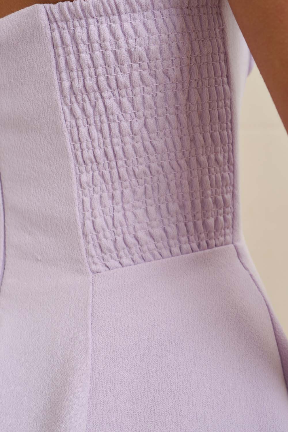By Johnny Camellia Strapless Dress - Lilac