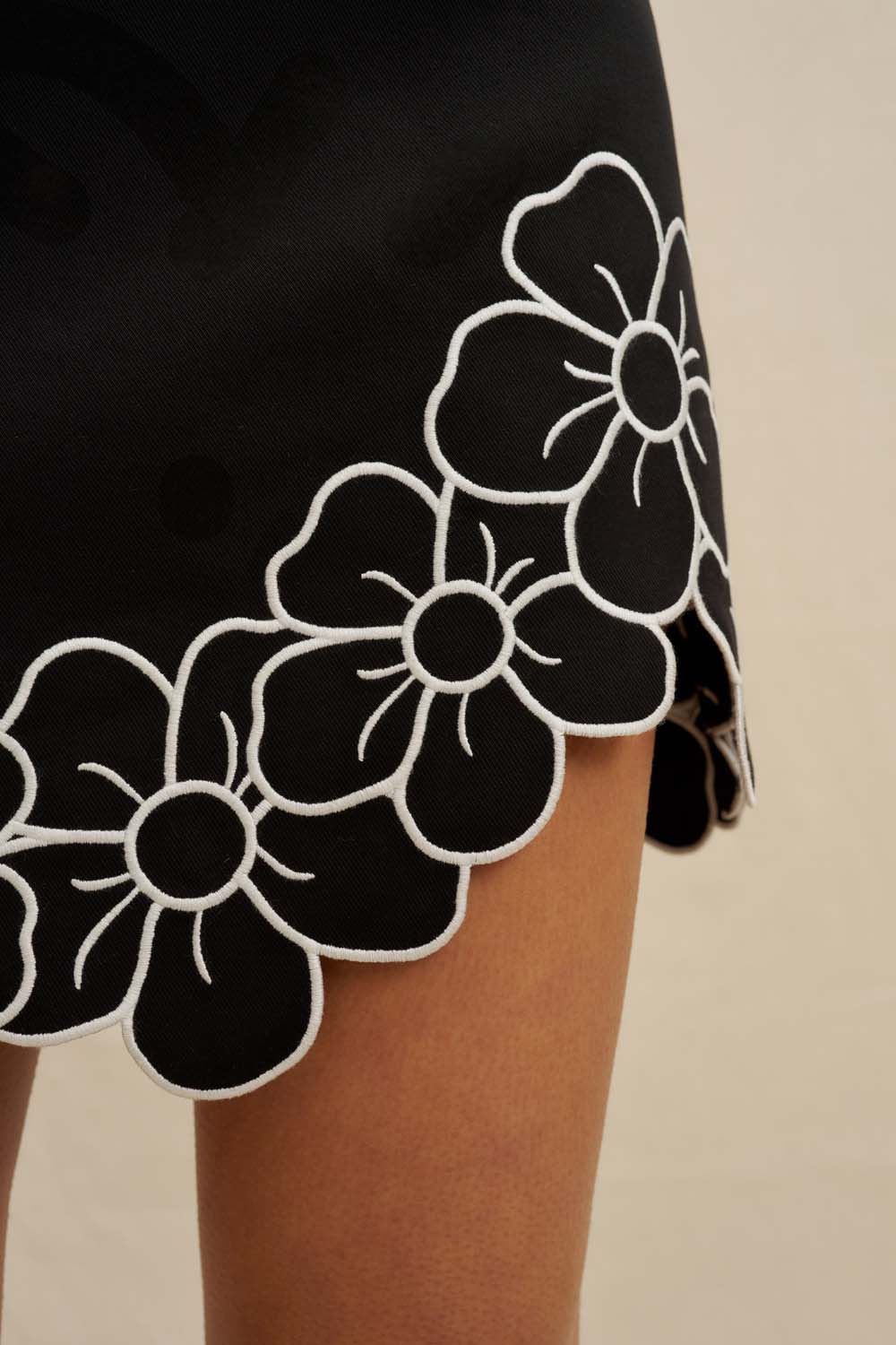 By Johnny Dahlia Mini Dress - Black