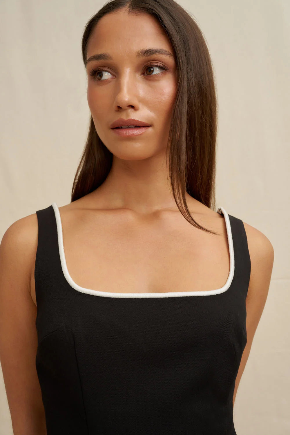 By Johnny Dahlia Mini Dress - Black
