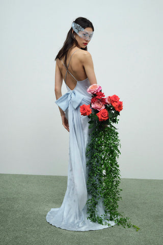 For Love & Lemons Daisy Gown - Baby Blue