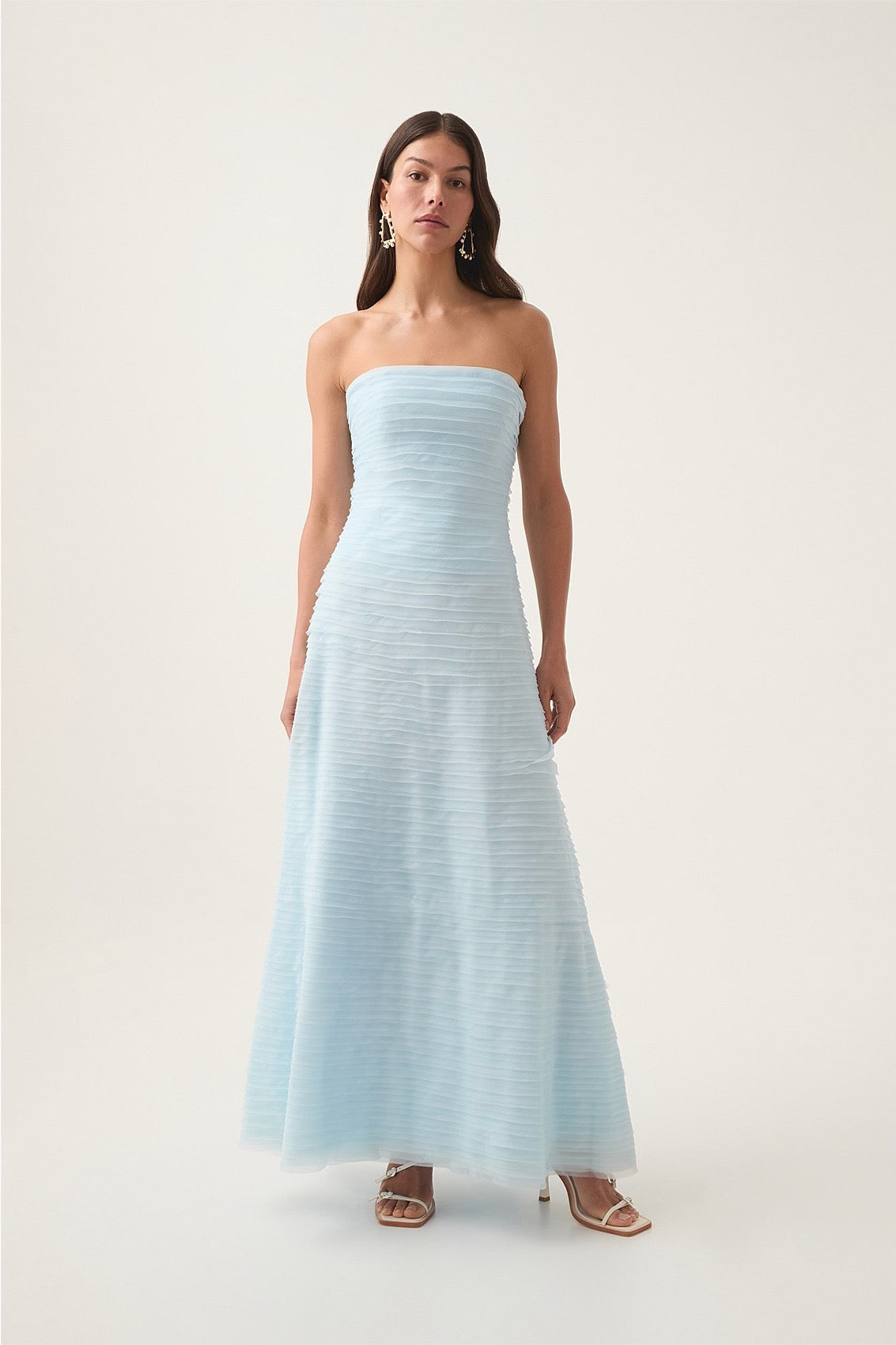Aje Soundscape Maxi Dress - Sea Breeze - Dress Hire AU Aje Soundscape Maxi Dress - Sea Breeze - Dress Hire AU