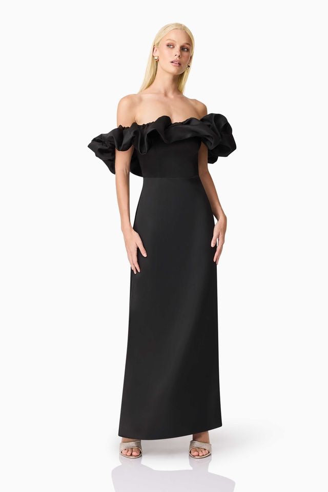 Elliatt Sharon Midi Dress - Black