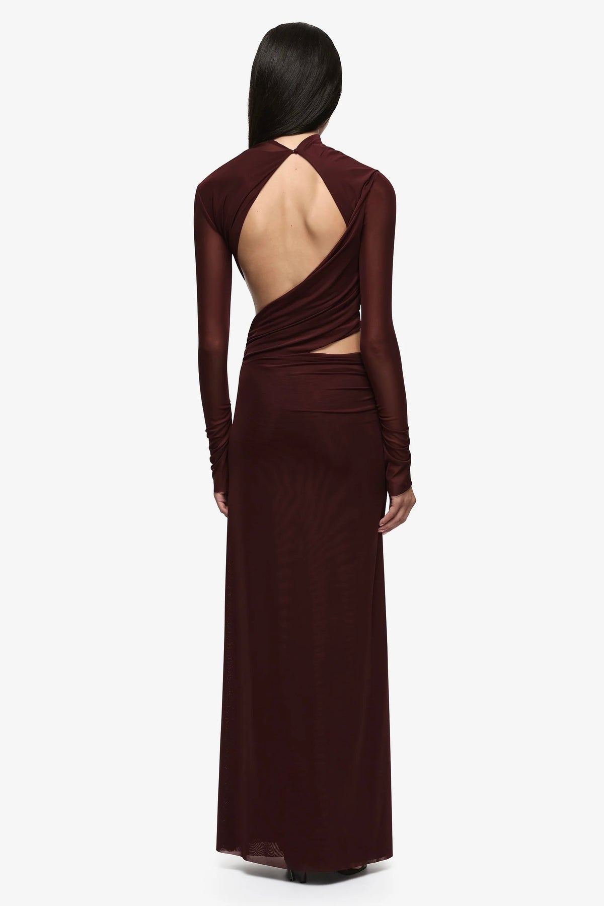 Bec & Bridge Conni Long Sleeve Maxi Dress - Plum