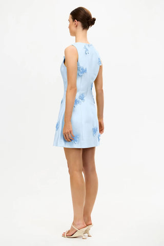 Acler Blairhill Mini Dress - Blue