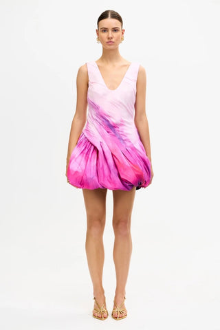 Acler Gerrans Mini Dress - Lavender