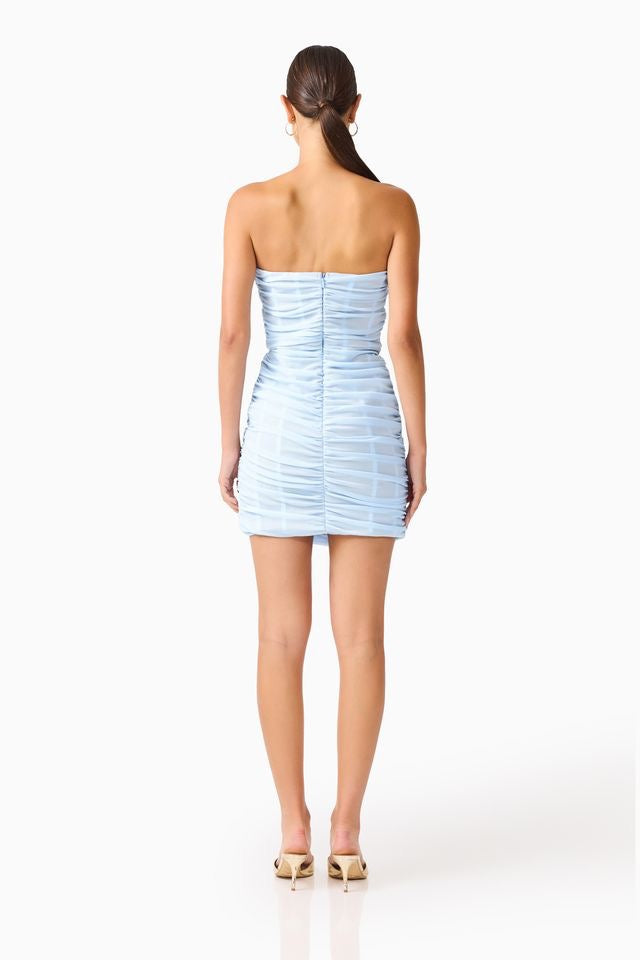 Elliatt Florencea Strapless mini Dress - Powder Blue