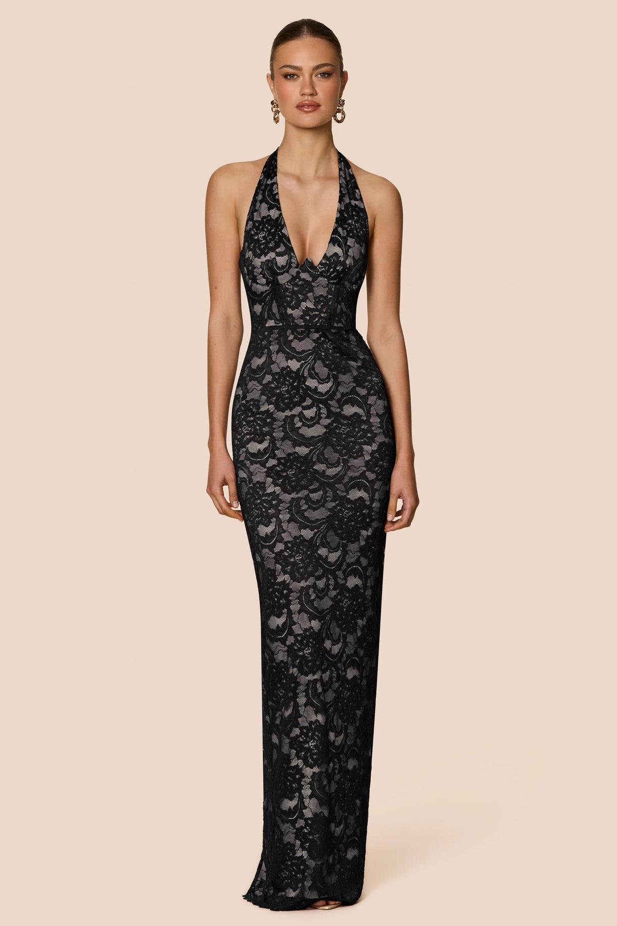Nookie Alessia Gown - Black