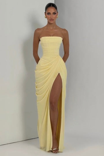 Babyboo Cyra Maxi Dress - Lemon