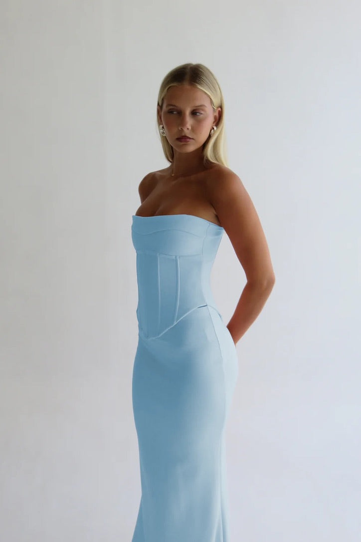 Hnrt The Label Louie Gown - Baby Blue