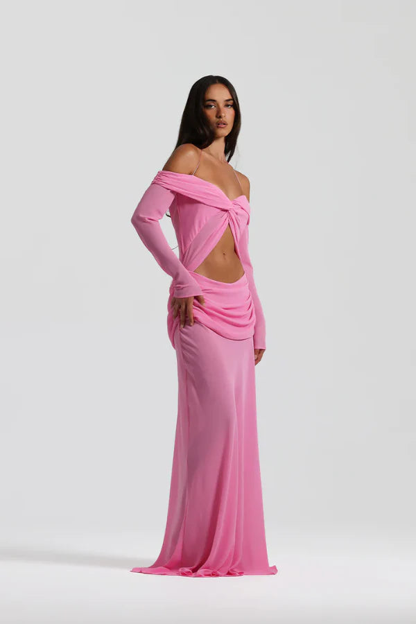 Natalie Rolt Emily Gown - Candy Pink