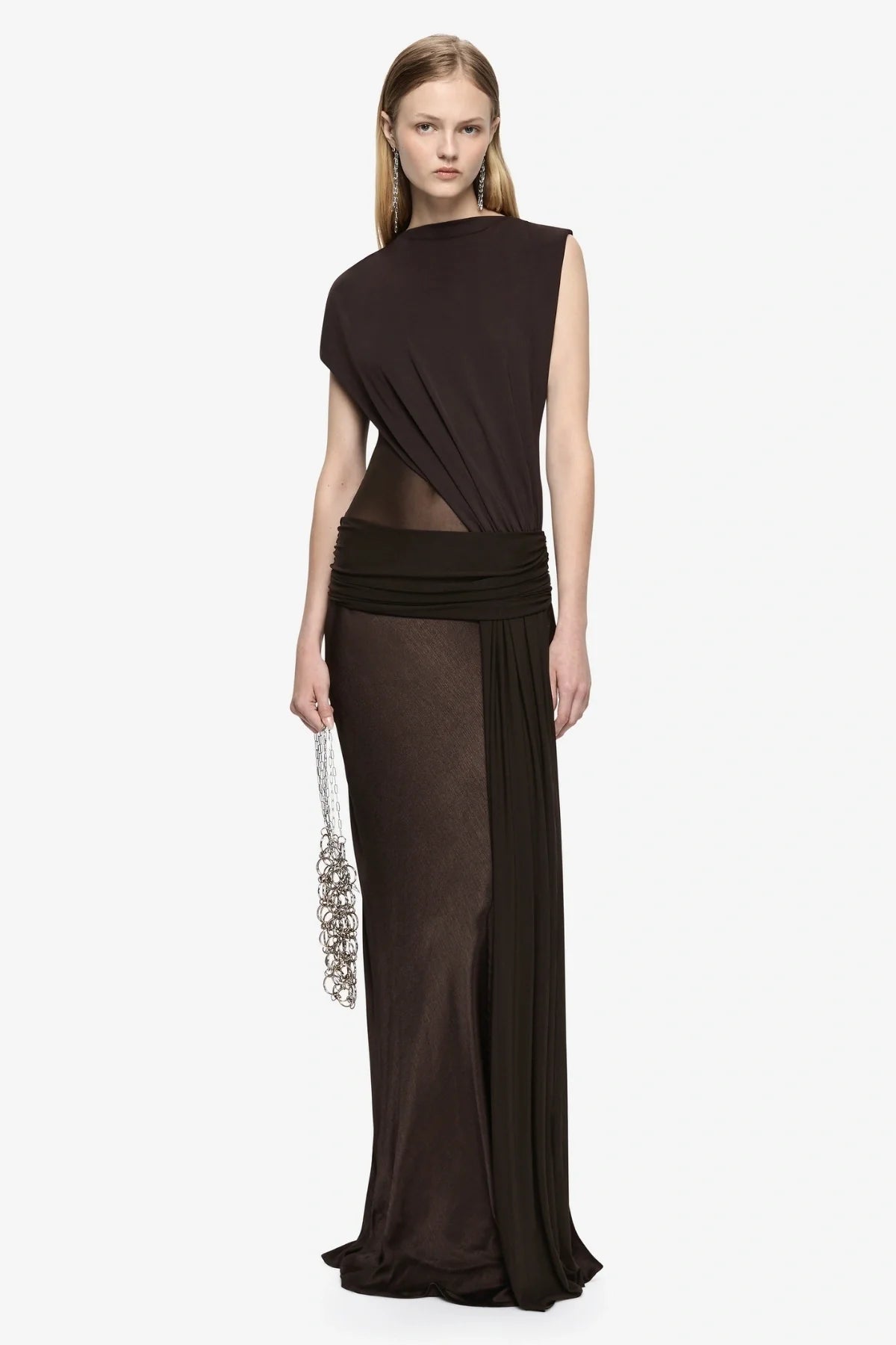 Bec & Bridge Idras Maxi Dress - Dark Choc/Espresso