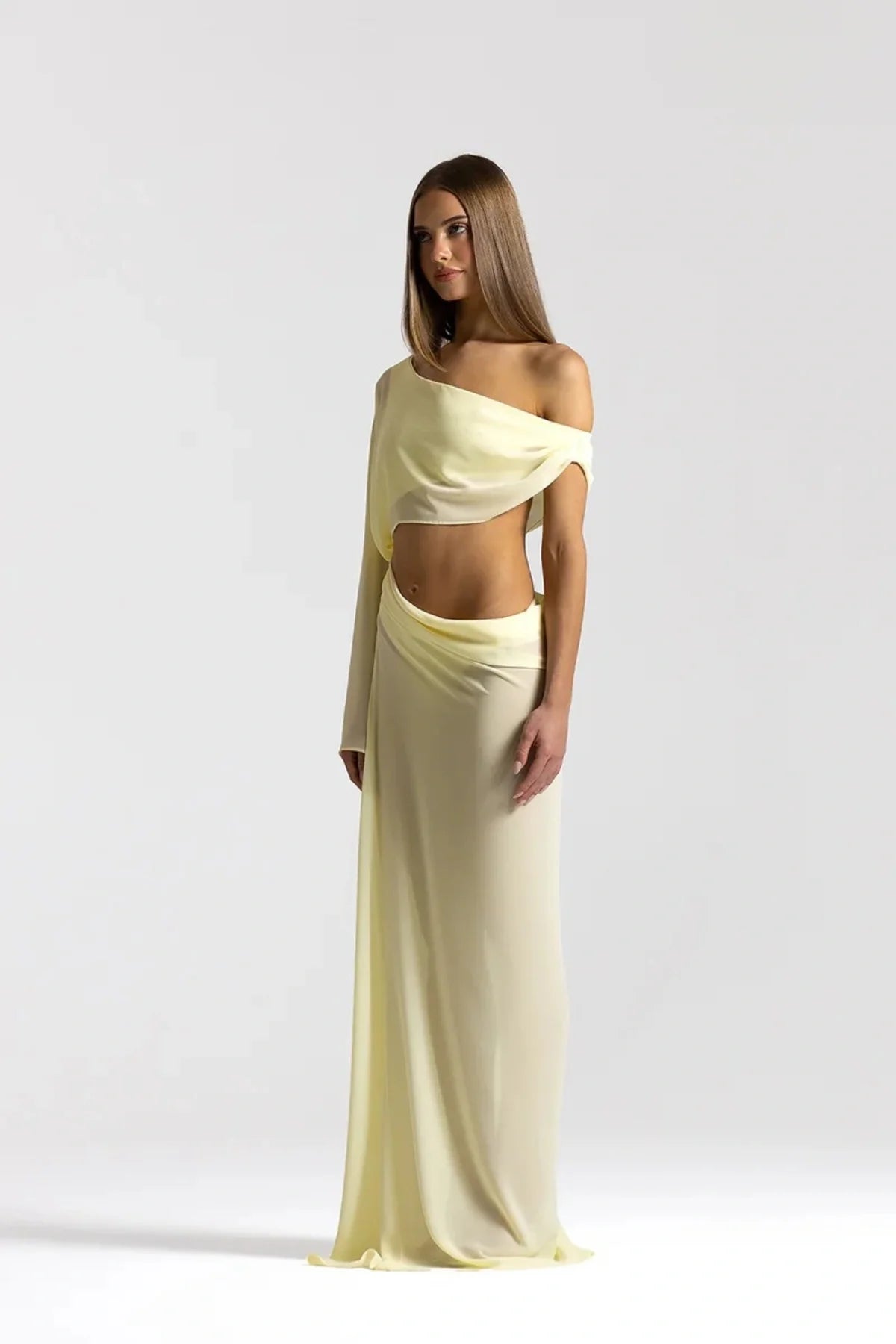 Natalie Rolt Imogen Maxi Dress - Butter
