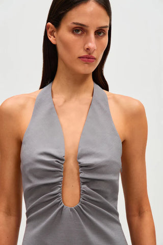 Misha Collection Alusia Mini Dress - Grey