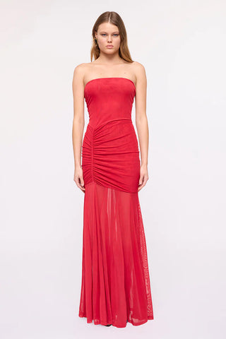 Suboo Phoenix Bustier Maxi Dress - Red