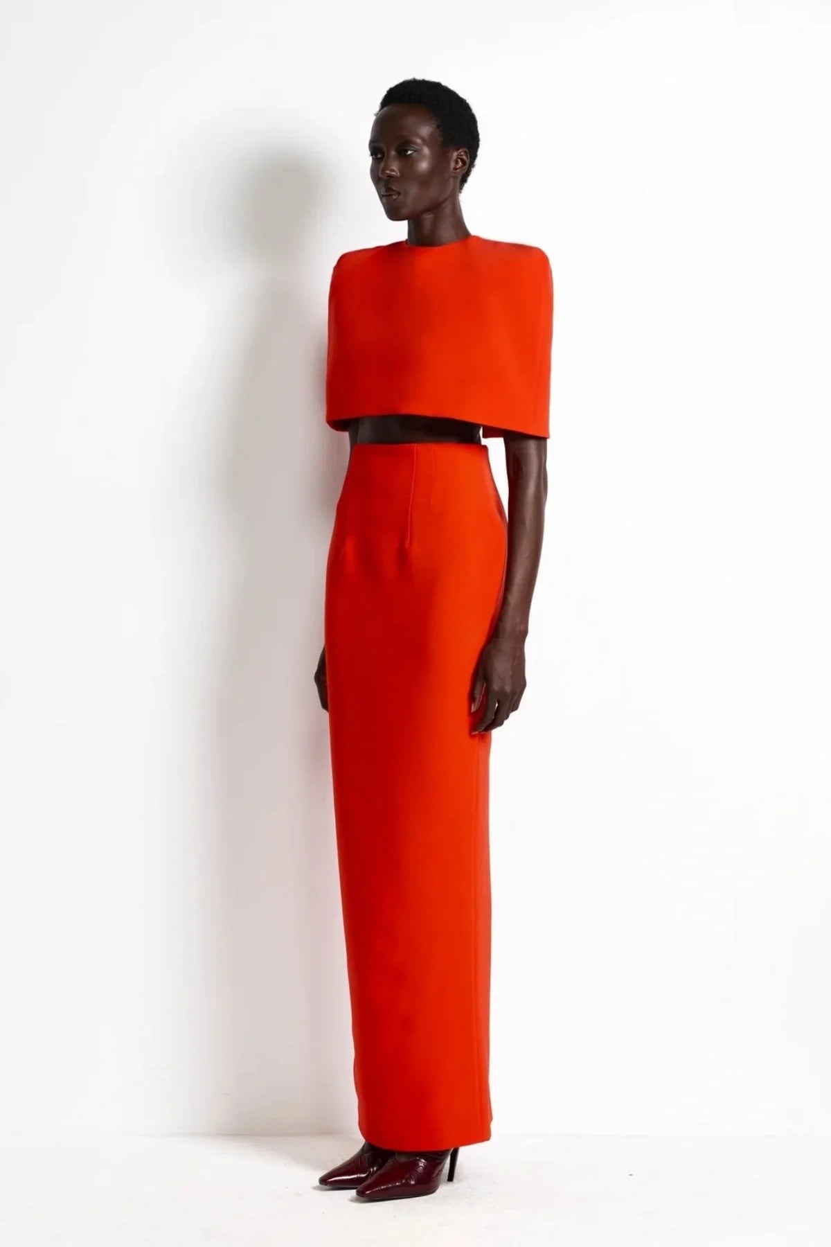 Effie Kats Octavia Maxi Skirt - Red
