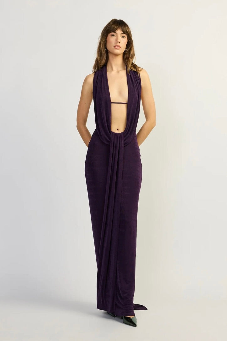 Tojhà Vianna Dress - Blackberry