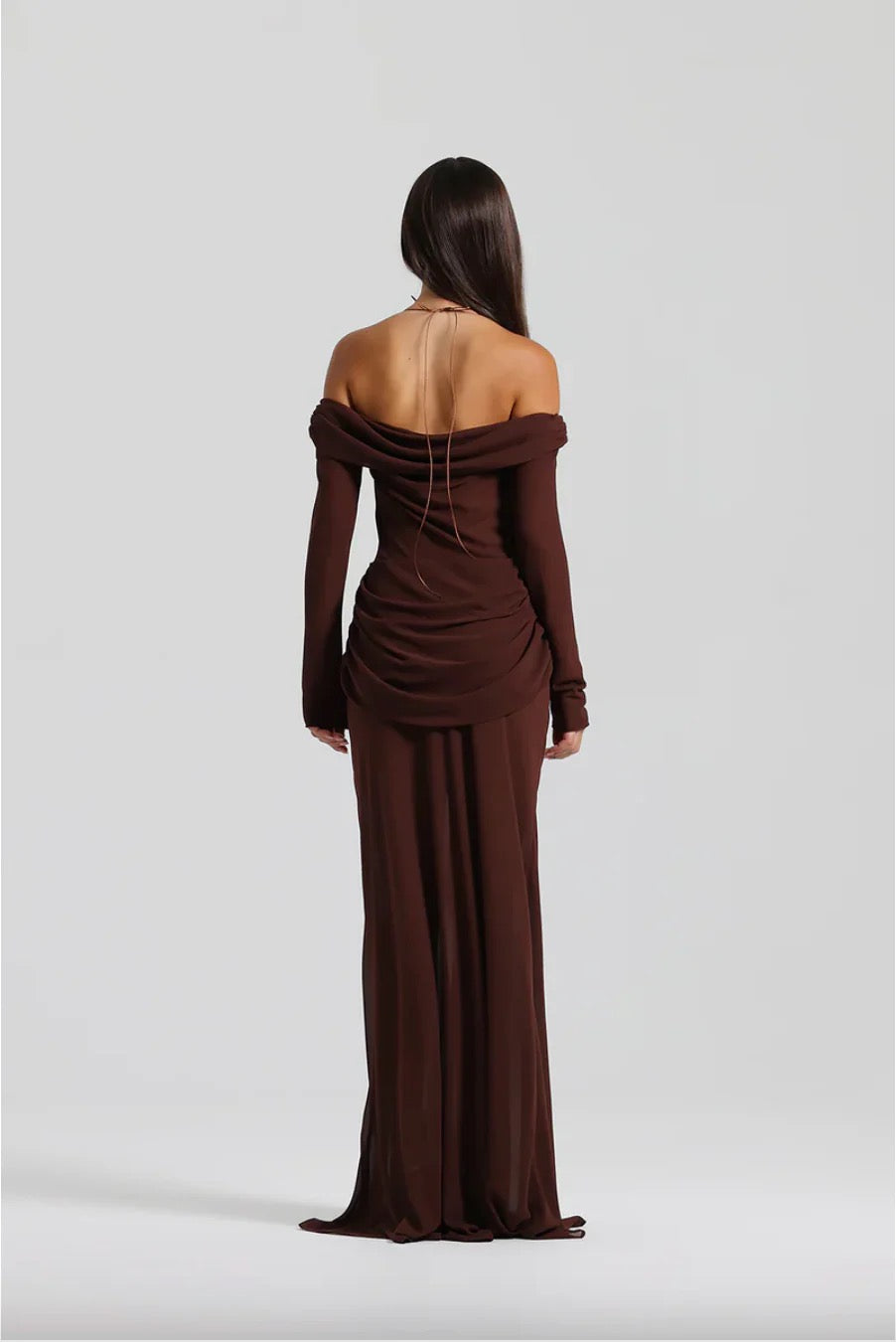 Natalie Rolt Emily Gown - Espresso