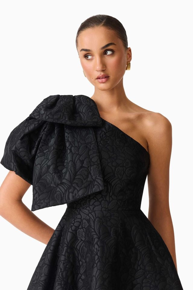 Elliatt Saffron Asym Mini Dress - Black