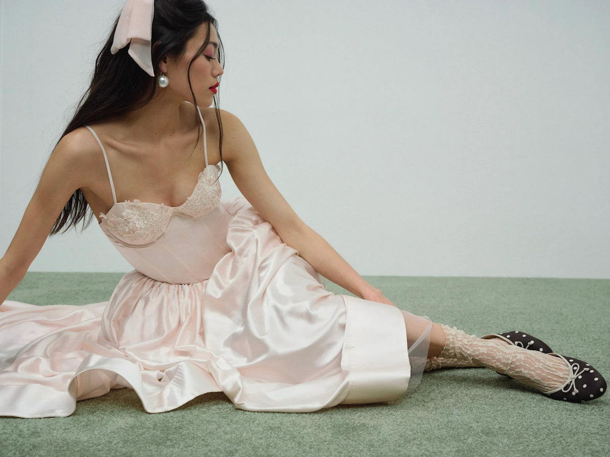 For Love & Lemons Nara Gown - Pink