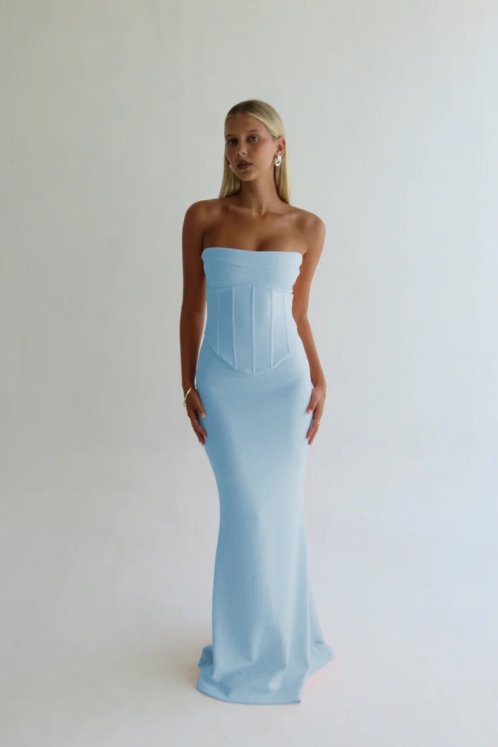 Hnrt The Label Louie Gown - Baby Blue