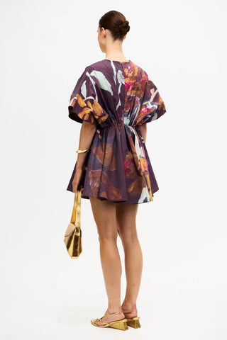 Acler Northam Mini Dress - Cocoa